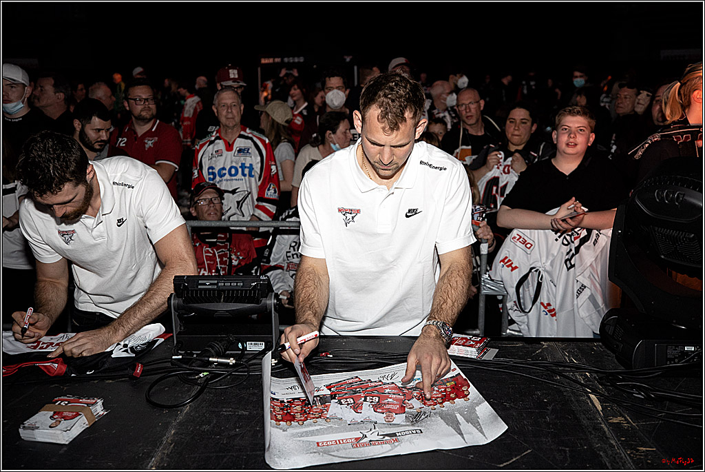 Koelner Haie Abschiedsfeier; Koeln, 22.04.2022